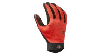 Guantes de ciclismo cairn porak sanguine topo rojo