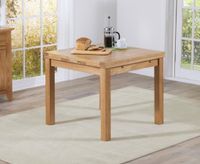 cheadle 90cm oak extending dining table