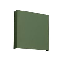 aplique verde oliva acero alt 15 cm