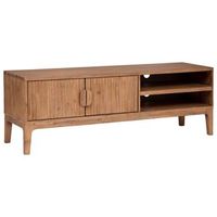soporte de tv de acacia sabor 55x160cm