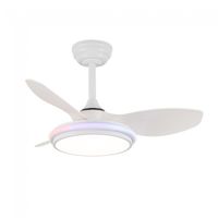 ventilador de techo led stel tl mini rgb cct dim 31w