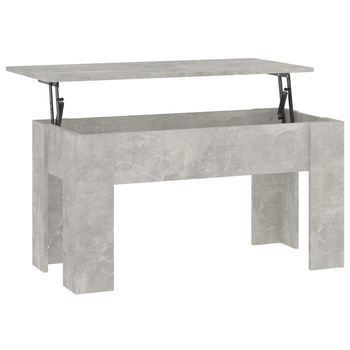 Mesa De Centro 49x101x52 Cm Madera - Gris