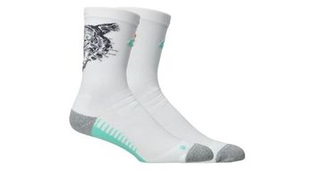 Calcetines asics performance run crew paris blanco