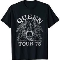 queen camiseta manga larga tour 75 para mujer
