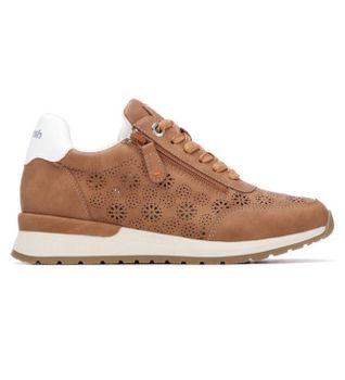 Refresh para mujer. 17513102-CAMEL Zapatillas 175131 marrón (37), Plano, Cremallera, Casual
