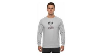 Camiseta de manga larga rubb r i want to ride blanca
