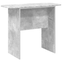mesa consola  mesa de entrada gris concreto 93 x 40 x 75 cm madera de ingenieria