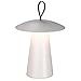 Sobremesa kabute con cargador y cable usb ip54 1x2w led 263lm al.29,2xd.19,7cm blanco