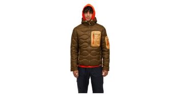Chaqueta con capucha peak performance helium utility down marron  hombre