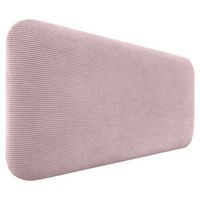 dhome cabecero tapizado en pana liso redondeado pana para pared acusticos cabeceros absorbentes cabezal cama dormitorio rosa palo 95cm