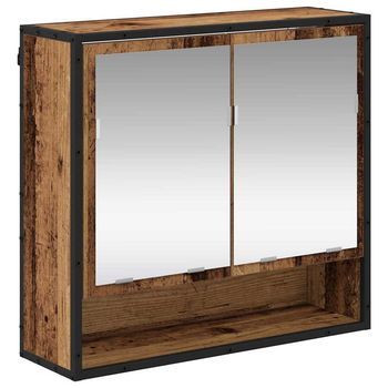 Estante De Pared Madera Vieja 65 X 20 X 60 Cm Vidaxl