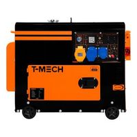 generador electrico diesel monofasico silencioso con ats 230v 6500w 9kw  13hp