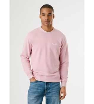 Pepe Jeans para hombre. PM582918 Sudadera Terrel osa (L), Casual, Rosa, Algodón