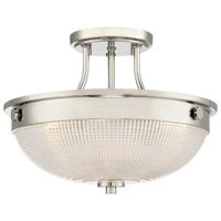 semiplafon de techo mantle 2 luces