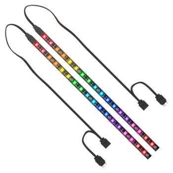 Tira LED SilentiumPC Aurora Stripes ARGB 18 bombillas LED 2 piezas