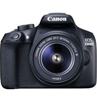 Canon EOS 1300D + EF-S 18-55 DC III Juego de cámara SLR 18 MP CMOS 5184 x 3456 Pixeles Negro