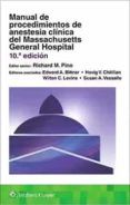 manual de procedimientos de anestesia clinica del massachusetts general hospital