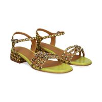audley sandalias planas mujer - beige talla 39