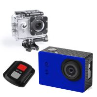 klack pro 4k camara deportiva de accion con mando azul