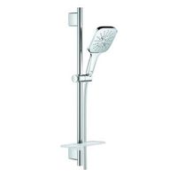 conjunto de ducha con barra grohe rainshower smartactive 130 cube 3 chorros chrome 26584000