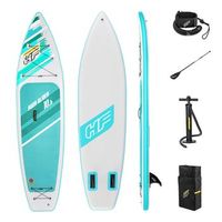 bestway kit de remo hinchable aqua glider con traveltech 320 m - 65347
