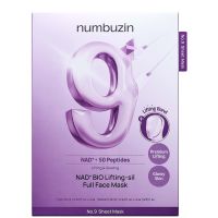 numbuzin no9 nad bio full face pack sheet pack of 4