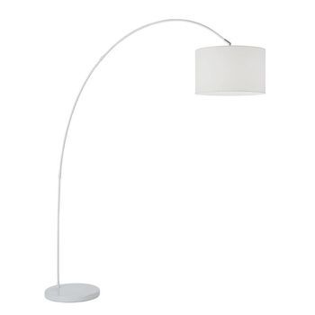 Lámpara De Pie De Arco Blanco Perenz 6304 B