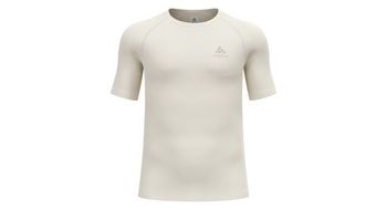Camiseta tecnica odlo performance lana 140 sin costuras blanca