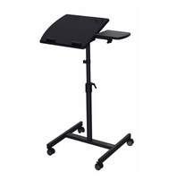 soporte con ruedas multiusos approx appsvp01 ajustable para portatil  proyector regulable en altura e inclinaciarn