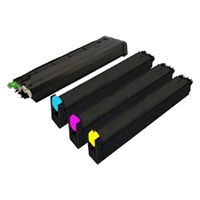 compatible multipack sharp mx-3501n printer toner cartridges 4 pack -mx45gtba