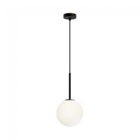 lampara de techo basic form opal negro