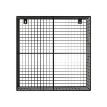 Estantería de baño en metal 35 cm estilo industrial 65 sona