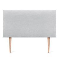 dhome cabecero de lana natural 105x115cm con patas camas 105 - blanco