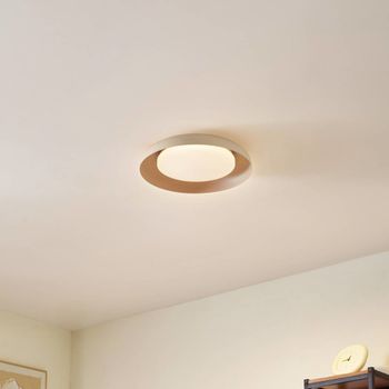 Lámpara de techo led de plástico blanco