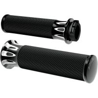 puno manillar harley-davidson big twin 82-99 arlen ness deep cut par negro