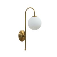 aplique metal y vidrio  48 cm