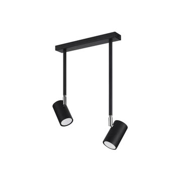 Regleta rika negro, 2 luces