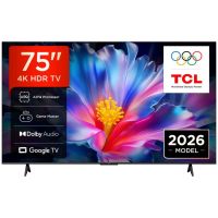 tv tcl led p69l 75p6l 75 4k ultrahd 60hz smart tv google tv hlg chromecast