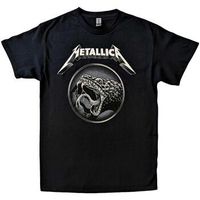 metallica tops y camisetas black album para mujer