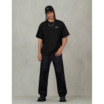 Evisu Tops y Camisetas 2EAHTM5TS1183 HT SEAGULL EMB SS TEE-BLKX BLACK para hombre