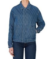 pepe jeans para mujer pl402414 cazadora joleen azul m casual algodon sostenible