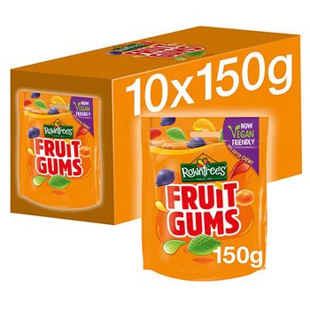 Rowntree Fruit Gums Pouch - 10 x 150g