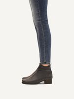 caprice bootie blue made of leather with block heel size 42
