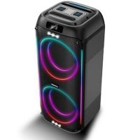 altavoces daewoo party speaker bluetooth portatil 40w microsd usb aux fm mando