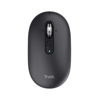mouse trust wireless seron hypscroll slim 400-2400dpi 6 botones recargable fsc grs negro