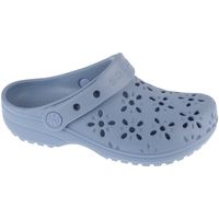 crocs zuecos classic floral cut out clog kids para nina