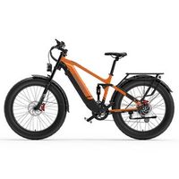 bicicleta de montana electrica dukawey silvertip8 bateria de 52 v 20 ah fat bike de 26r e-bike tipo suv naranja