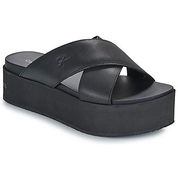 Calvin Klein Jeans Sandalias FLATFORM CROSS MG UC para mujer