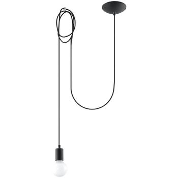 Lámpara colgante asum negro, 1 luz