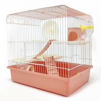 jaula hamster mini casa chalet para hamster con comedero bebedero rueda tunel color al azar
